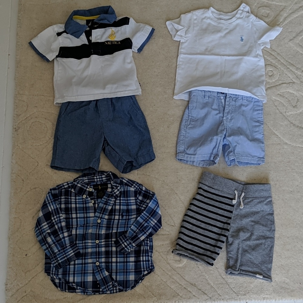 12 months toddler boy clothes lot Ralph Lauren